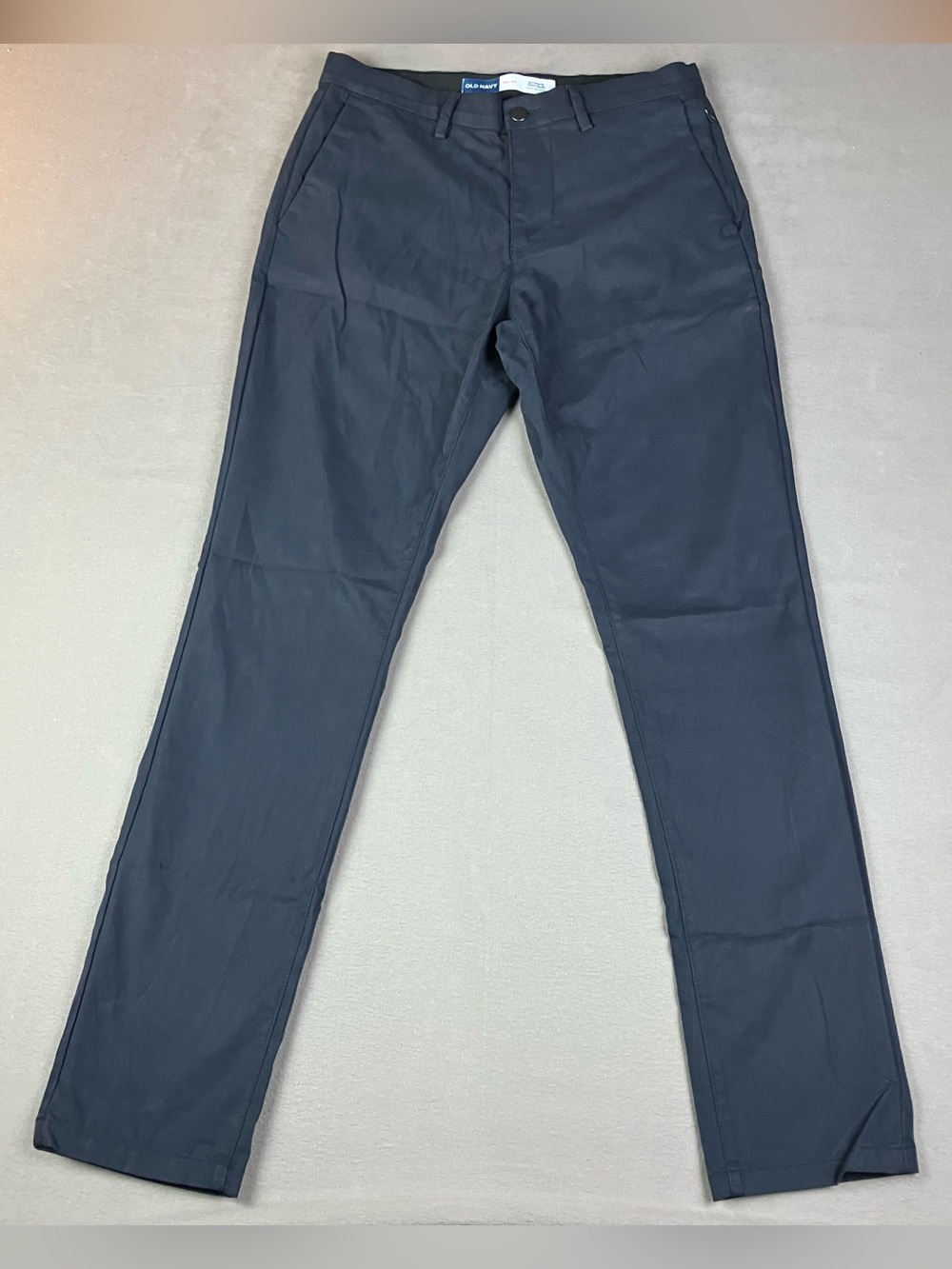 Old Navy Men’s Size 32x34 Ultimate Tech Slim Navy Blue Chino Pants Built In Flex